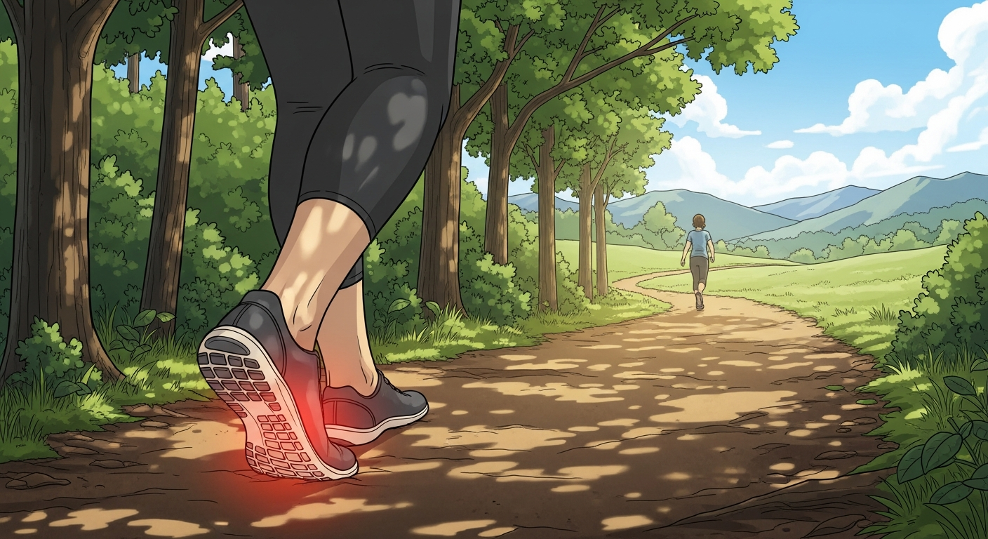 Cheville douloureuse à la marche : causes et solutions