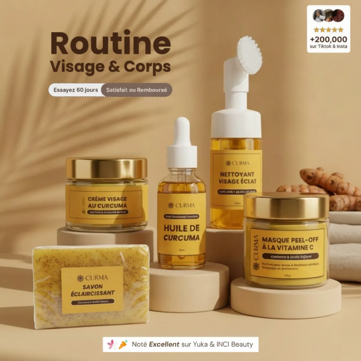 Routine Curma Éclat Intense Visage & Corps, mon avis sans complaisance