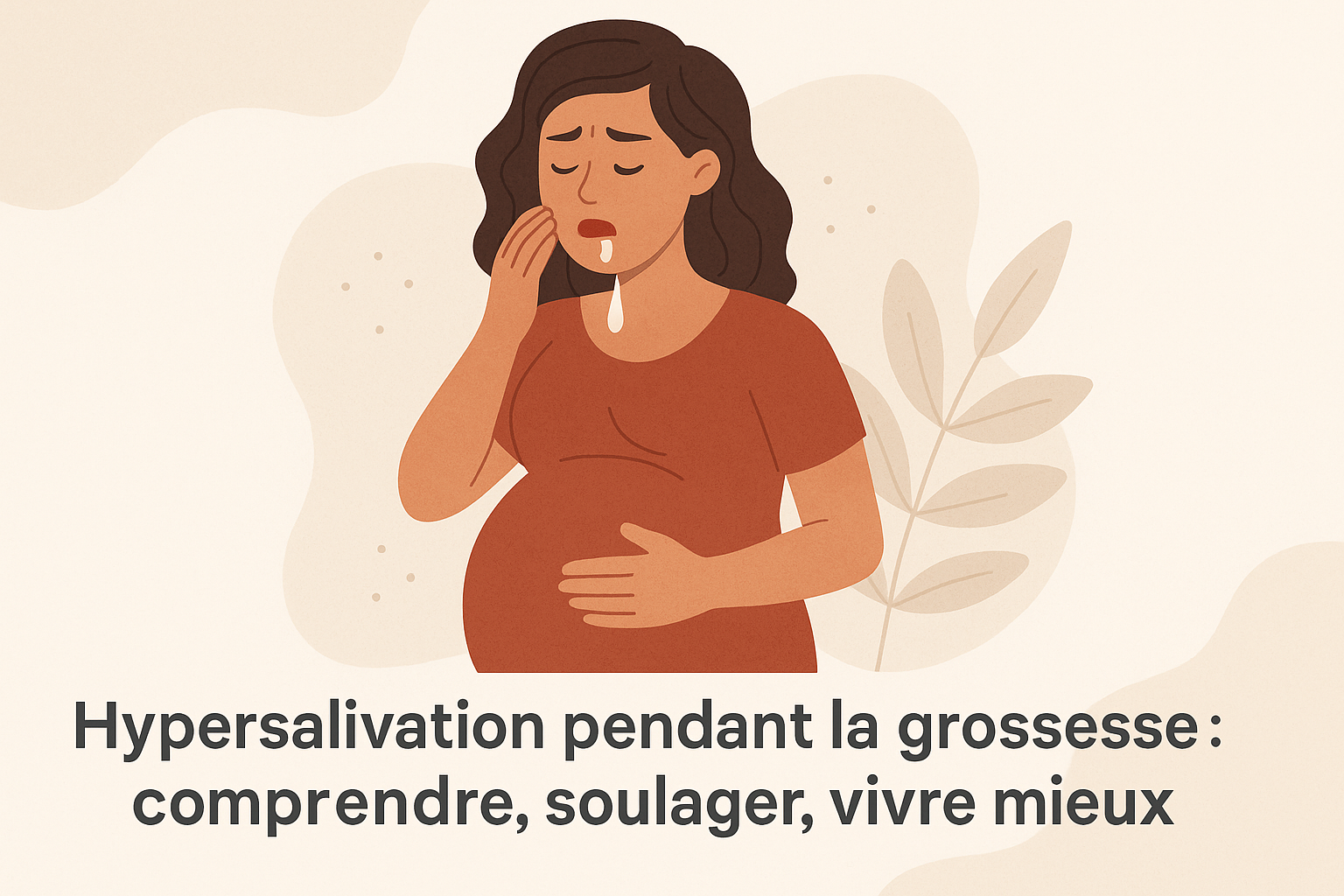 Hypersalivation pendant la grossesse 