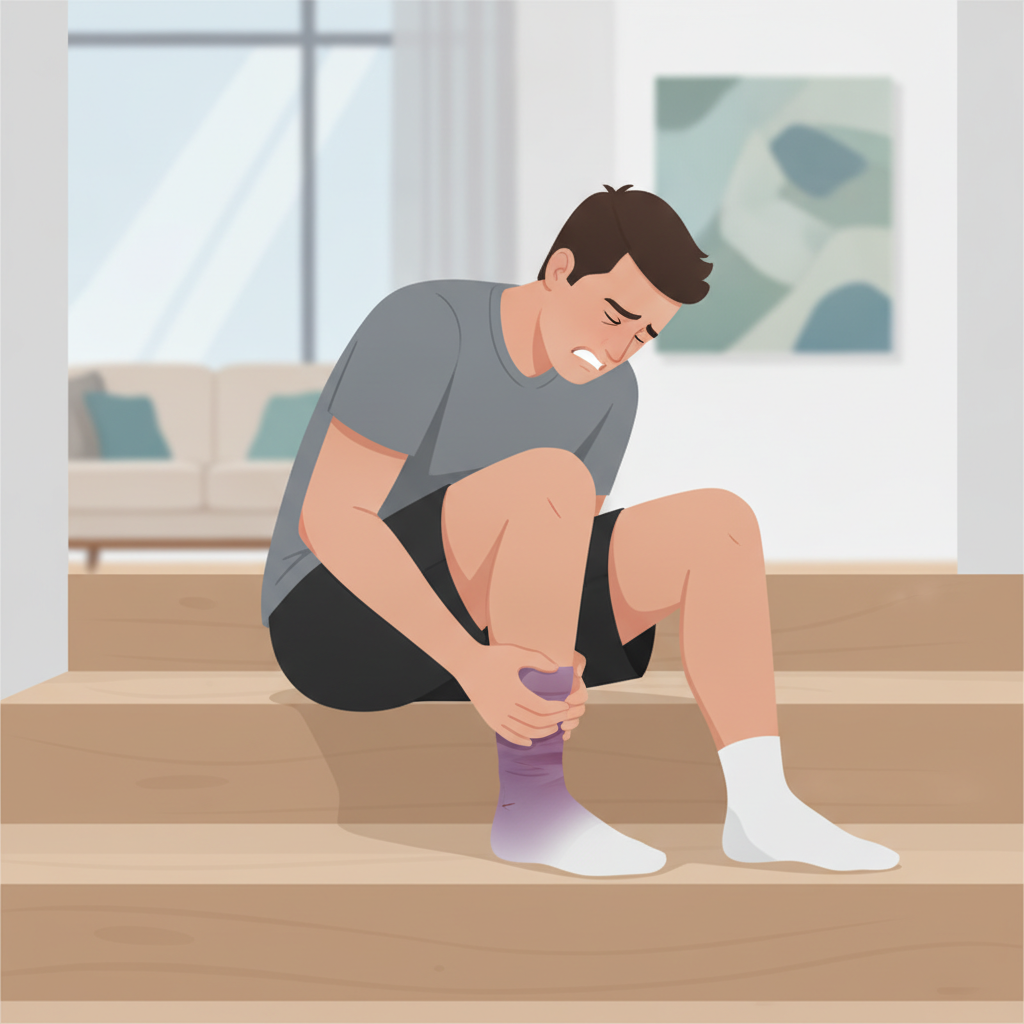 Impossible de poser le pied à cause de la cheville : causes et solutions