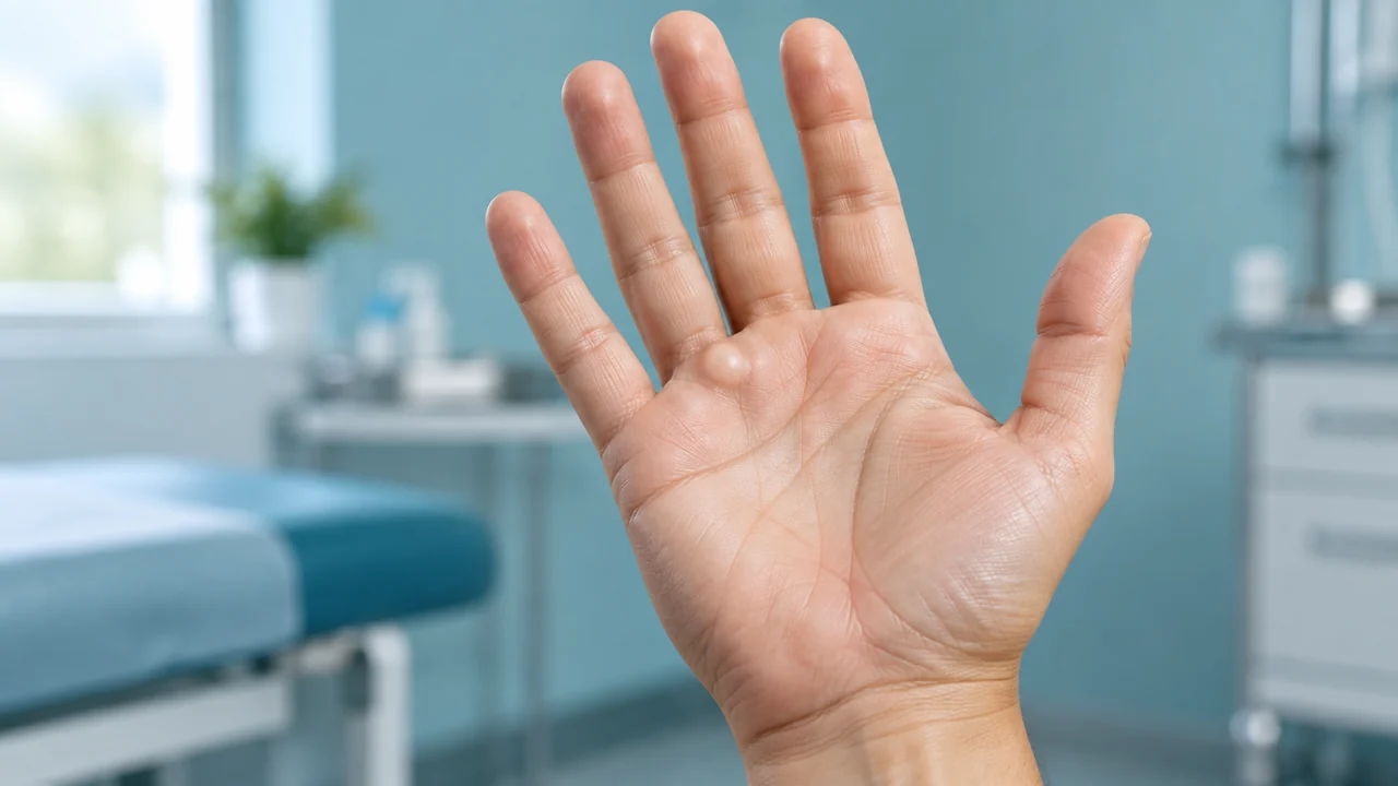 Kyste sur la paume de la main : causes et traitements