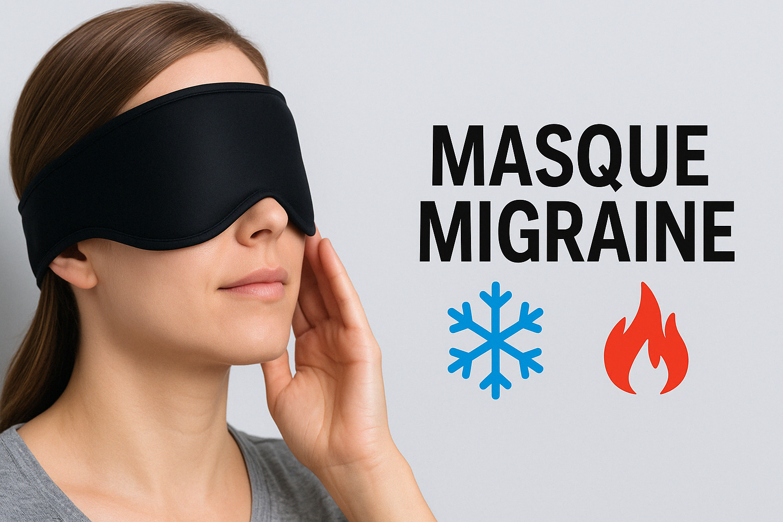 Masque Migraine : Soulager Naturellement Vos Maux de Tête 😌❄️🔥