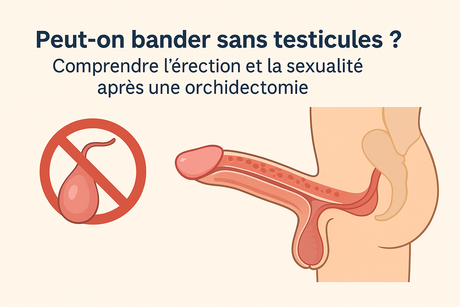 Peut-on bander sans testicules ? 