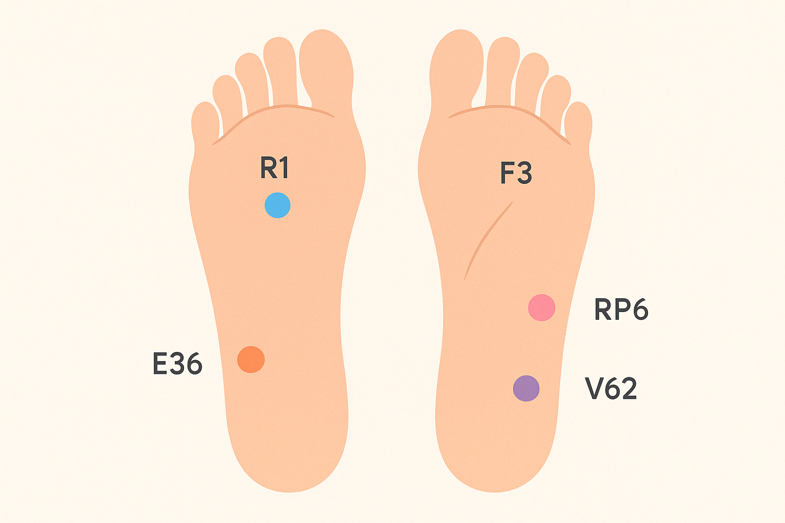 Guide complet des points d’acupuncture du pied