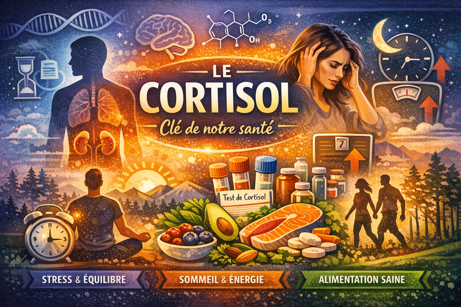 Cortisol rôle et équilibre pour une meilleure santé