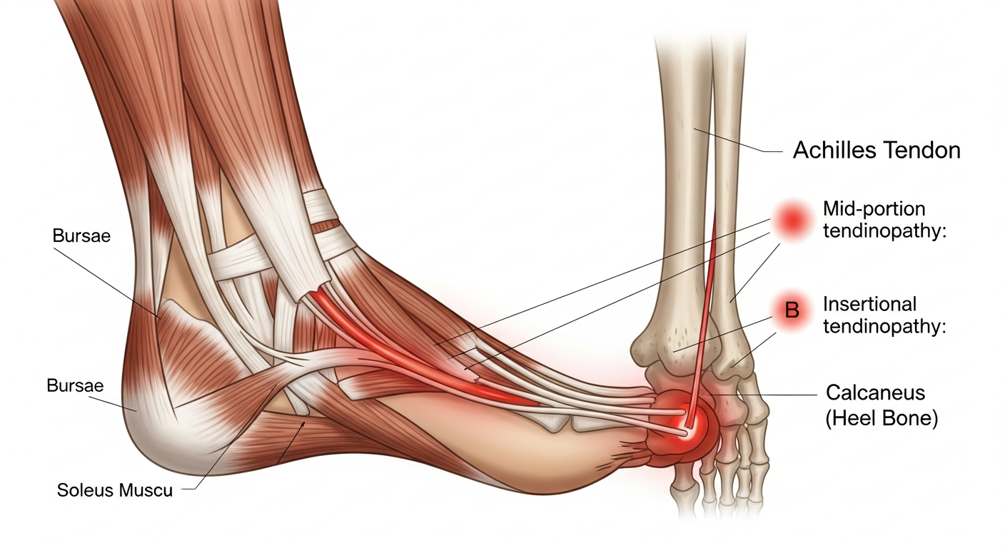 Tendinite du Tendon d'Achille : Causes et Traitement