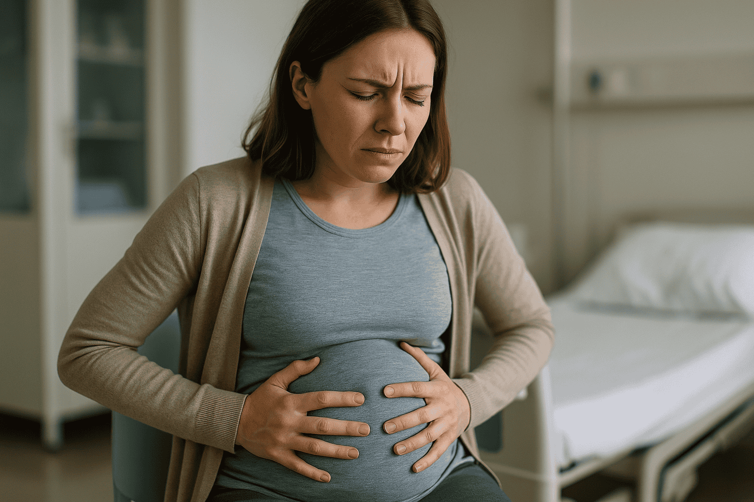 Ventre gonflé sous la poitrine chez la femme : causes et solutions
